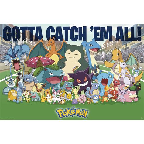 pokemon gotta catch´em all maxi poster elbenwald