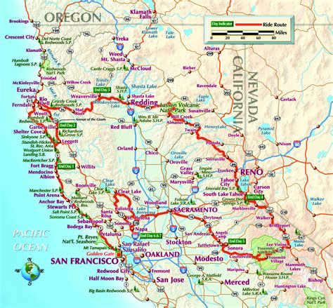 Road Map Of Northern California Map 2023