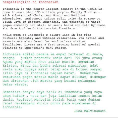 Contextual translation of to from indonesian into malay. translate English to Indonesian/Bahasa 500 words for $5 ...