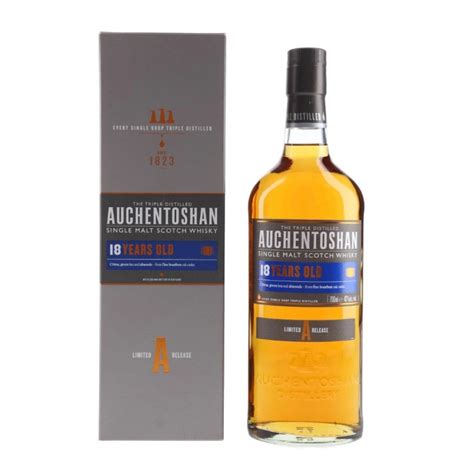 auchentoshan 18 year old single malt scotch whisky 70cl