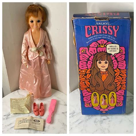 vintage ideal 1968 1970 original talking crissy doll in box works ideal crissy doll old