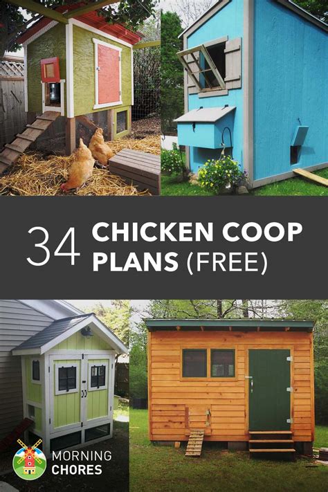 20 Free Diy Chicken Coop Plans