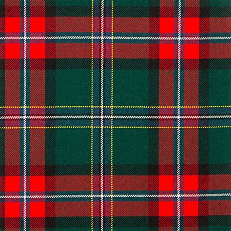 National Millennium Heavy Weight Tartan Fabric Lochcarron Of Scotland