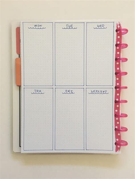15 Quick and Simple Vertical Bullet Journal Weekly Spreads - All About ...