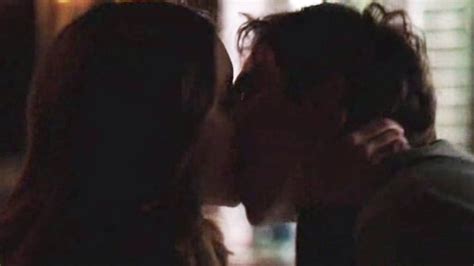 Vampire Diaries Kissing Scene Elena And Damon Youtube