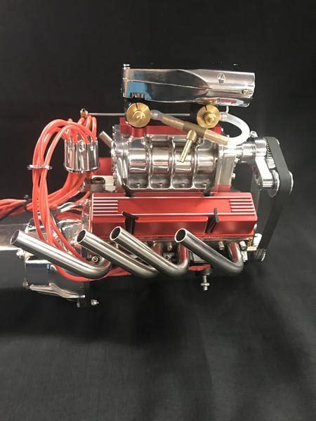 14 Scale V8 Nitro Powered Single Carburetor Working Engine