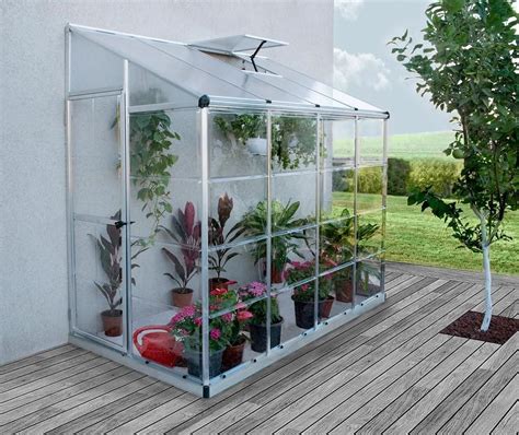 Constructed of heavy duty aluminum and unbreakable 6mm twin wall polycarbonate or our new and improved 16mm five wall polycarbonate. SILVERLINE MAZE LEAN-TO GREENHOUSE / SUNROOM 1.2mx2.2m