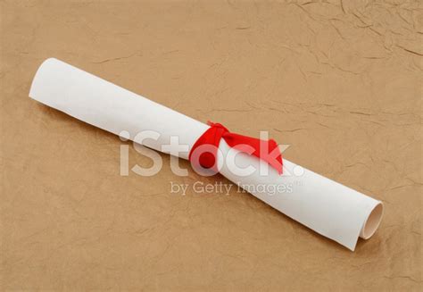 Rolled Diploma Or Certificate Stock Photo Royalty Free Freeimages