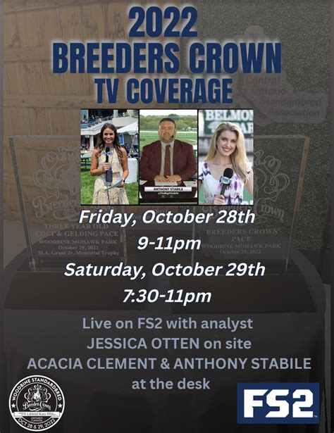 Americas Day At The Races To Broadcast Breeders Crown On Fs2 Harnesslink