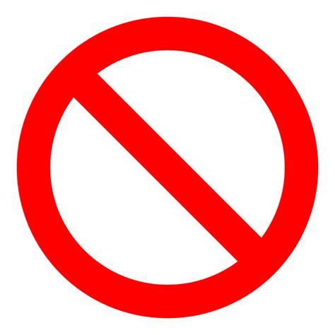 Logos For > Red No Sign Png - ClipArt Best - ClipArt Best