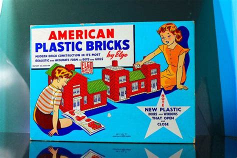 American Plastic Bricks Elgo Boxed Set No American Plastics Brick Boxset