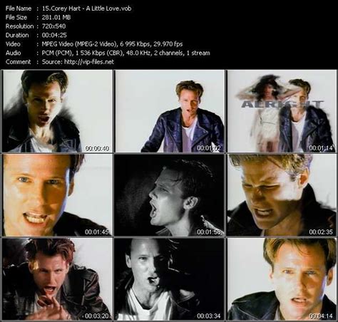 corey hart a little love download music video clip from vob collection corey hart the