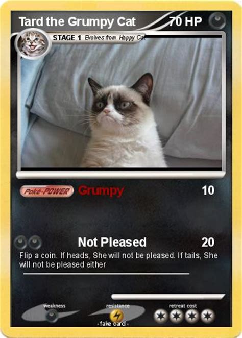 Pokémon Tard The Grumpy Cat 3 3 Grumpy My Pokemon Card