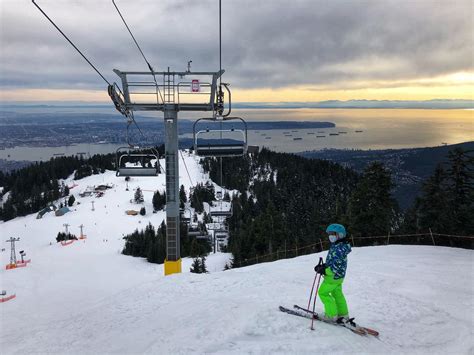 Skiing At Grouse Mountain Shashi Shanbhag