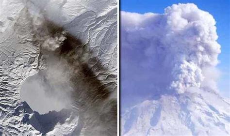 Karymsky Volcano In Russias Kamchatka Region Spews Ash 3km High