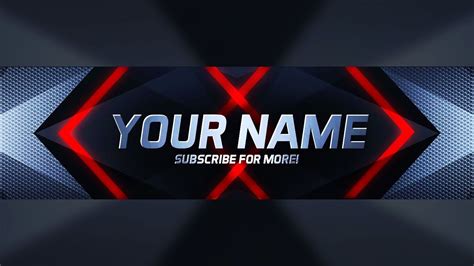 Free Youtube Banner Templates Awesome New Free Photoshop Youtube Banner
