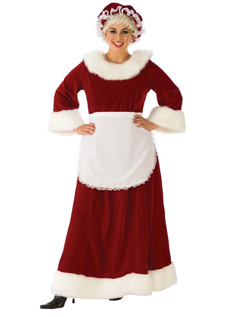 Womens Curvy Premium Traditional Mrs Claus Costume Partybell Com