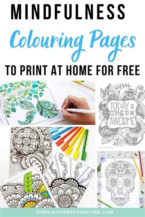 These simple bunny coloring pages for kids are precious! 70+ Printable Mindfulness Colouring Pages For Adults ...