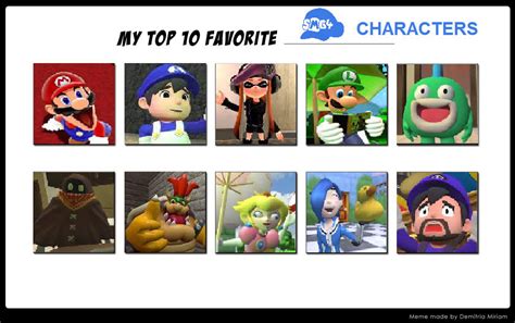 My Top 10 Favorite Smg4 Characters 2022 By Sergi1995 On Deviantart