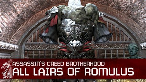 Assassin S Creed Brotherhood All Lair Of Romolous Walkthrough Youtube