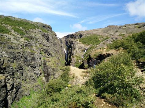 Glymur Waterfall Trail Hiking Iceland Best Hiking