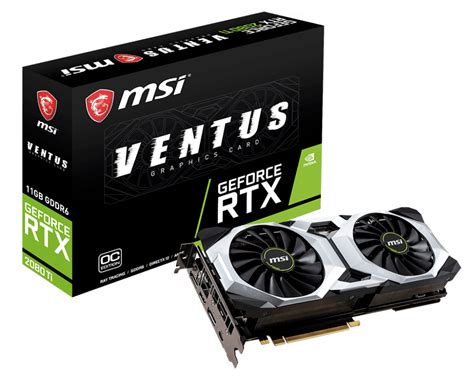 Specification Geforce Rtx Ti Ventus G Oc Msi Global The