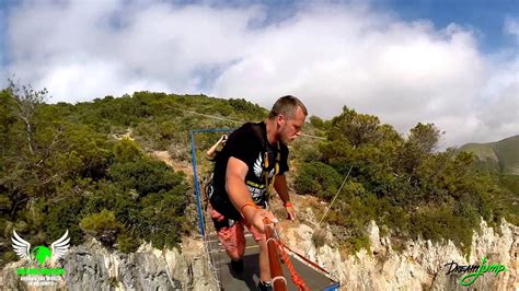 4 Awesome People Incredible Dream Jump Base Jump In Amazing Navagio