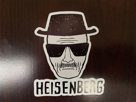 Heisenberg Decal Walter White Sticker Set Pack Of 2 Etsy