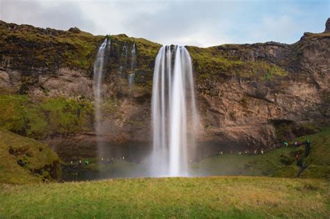 Premium Photo Seljalandsfoss Beautiful Waterfall In Iceland
