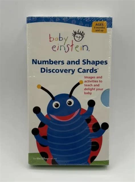 Baby Einstein Discovery Flash Cards Numbers And Shapes Educational
