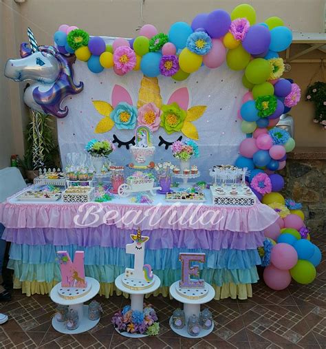 Decoración Unicornio Mágico Diy Unicorn Birthday Party Birthday Party