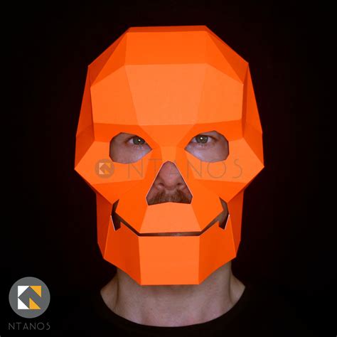 Skull Paper Mask Papercraft Masks Templates By Ntanos