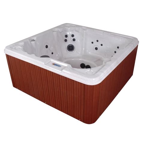 Usa Spas 8 Person 40 Jet Square Hot Tub In The Hot Tubs And Spas Department At