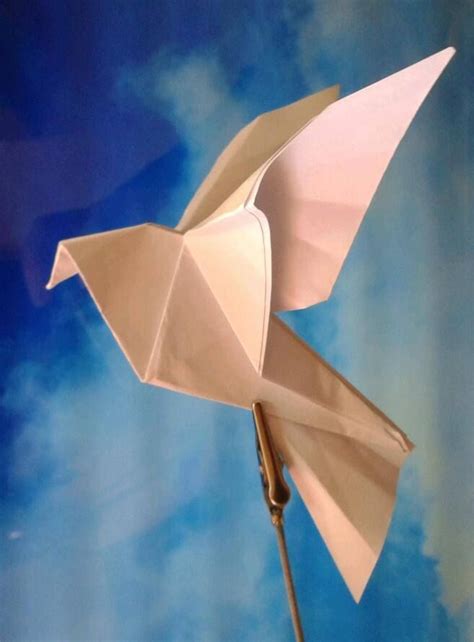 Origami Peace Dove Folded By Majomajo Diy Garland Paper Origami Bird