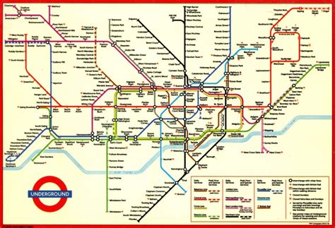 London Tube Route Map