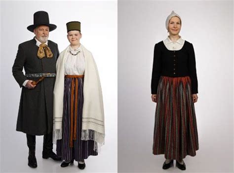 Folk Dress Of Latvia Noble Looking Gentlemen And Women In Gorgeous