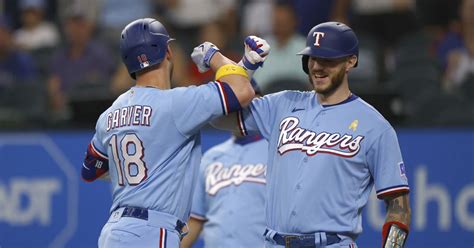 Garvers Two Homers Power Twins But Rangers Clinch Victory On Garcias