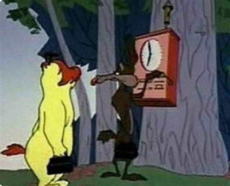Ralph And Coyote Clocking Off P Looney Tunes Cartoons Vintage Cartoon Classic Cartoon