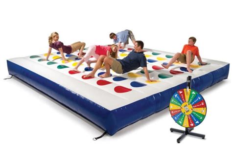 This Giant Inflatable Twister Board Is The Game Your Next Party Needs