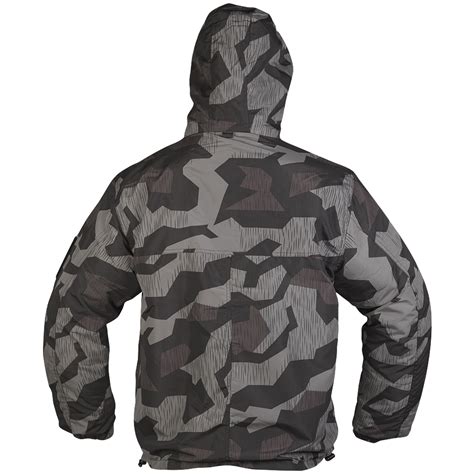 Mil Tec Warm Combat Winter Mens Anorak Hooded Fleece Jacket Splinter