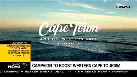 Campaign To Boost Western Cape Tourism Youtube