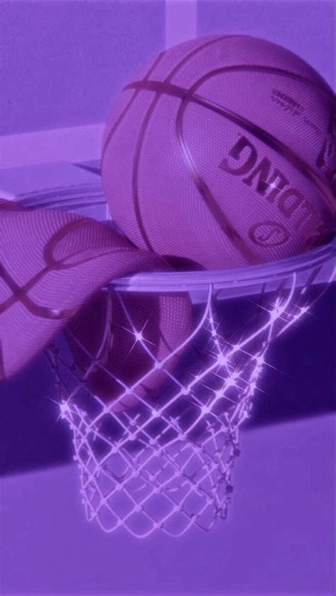 Purple Aesthetic Basketball Wallpapers Wallpaper Cave