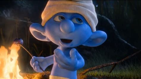 Image Movie Clumsy At Camp Fire Smurfs Wiki Fandom Powered By
