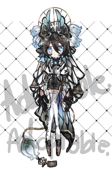 Open Auction Adoptable By Thipkesorn On Deviantart Character Design