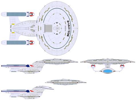 Star Trek Universe Uss Enterprise D Full View By Optimusv42 On