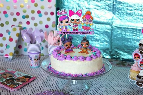 We also have a wide selection of arts and crafts for the perfect birthday party activity and l.o.l. Easy LOL Surprise cake | Surprise cake, Cake, Birthday cake