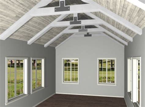 They support live and dead loads by efficiently specialty trusses these trusses feature unique shapes and configurations that allow for intricate roof lines and impressive cathedral or vaulted ceilings. truss cathedral ceiling | Creating Exposed Trusses in a ...
