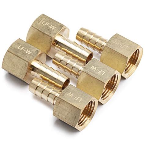 Ltwfitting Lead Free Brass Fitting Coupleradapter 516 Inch Hose Barb Honest F