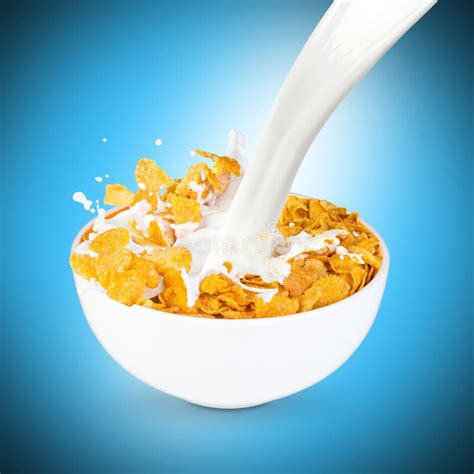 milk splashing into bowl of cereals stock image image of wooden bowl 38618915