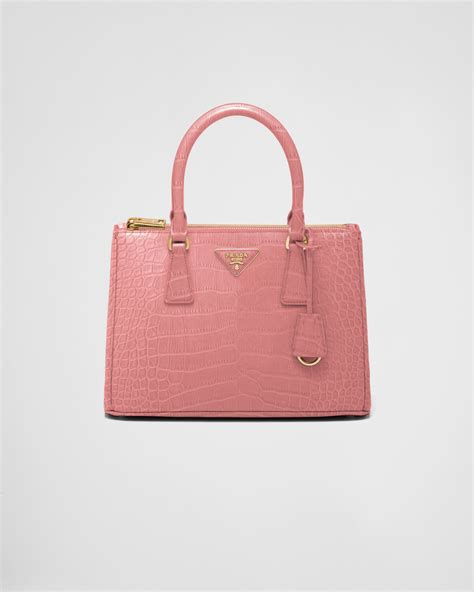 Arriba Imagen Pink Crocodile Prada Bag Abzlocal Mx